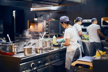 dark kitchen